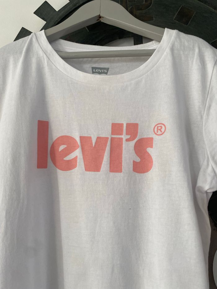 Tee shirt levi’s blanc 12 ans - photo numéro 2