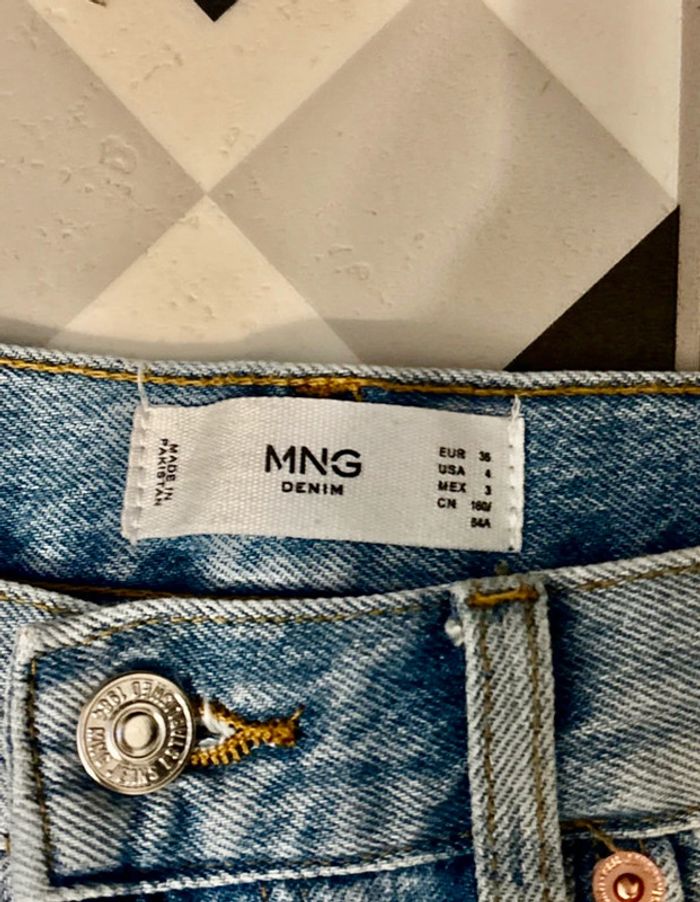 Short en jean bi color - photo numéro 4