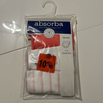 Culotte absorba 4 ans neuve
