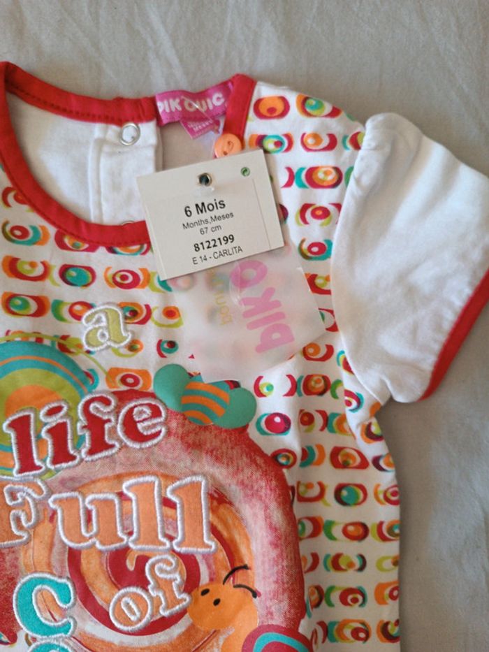 Ensemble bébé fille 6 mois neuf avec étiquette - photo numéro 3