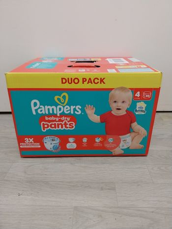Carton pampers pants taille 4