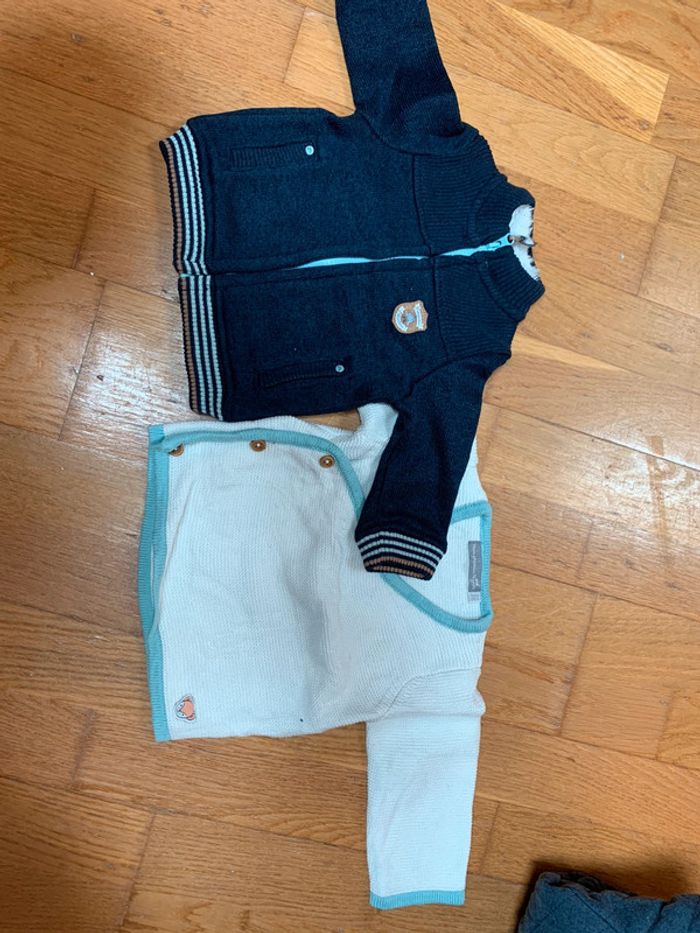 Lot deux gilets sergent major 3 mois