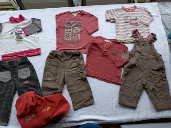 Lot 3 ensembles Demi saison hiver garçon 12 mois