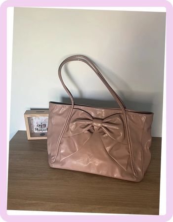 Sac à main Valentino vieux rose avec nœud – 37x18x27 cm – Prix attractif