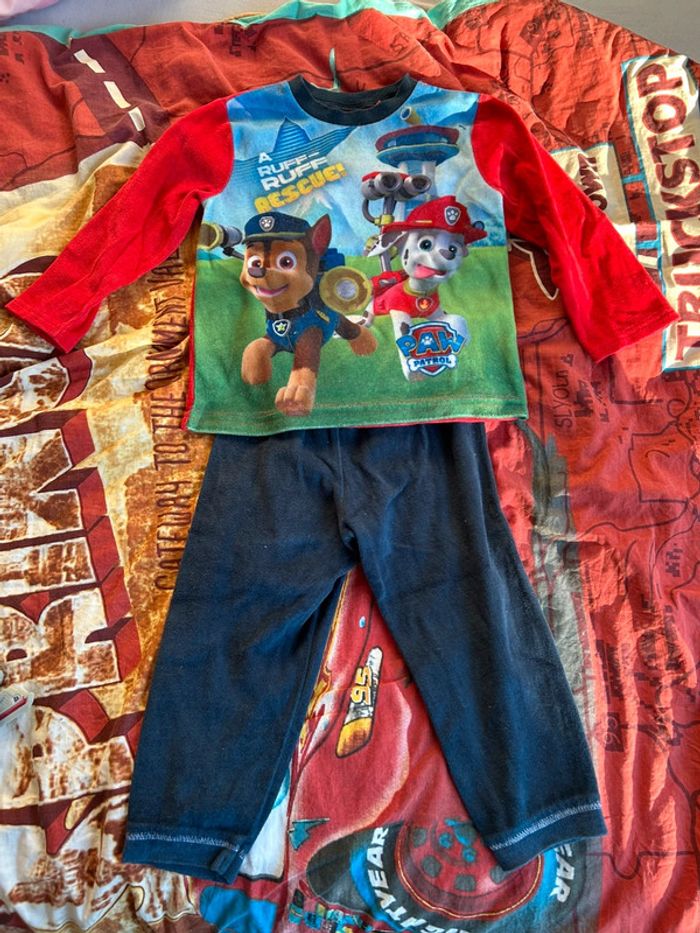 Ensemble / Pyjama velours pat patrouille 3 ans paw patrol