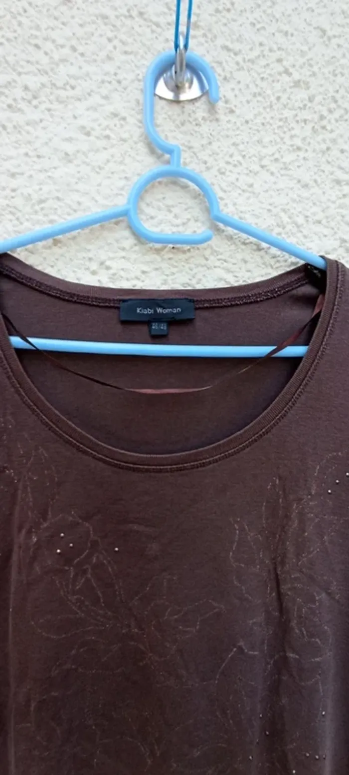 Tee-shirt shirt femme taille 46/48 Kiabi - photo numéro 2