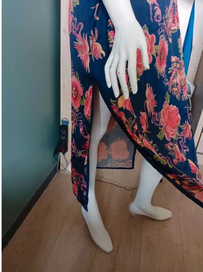 Robe longue fleurie L - photo numéro 8