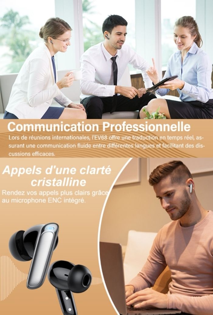 ÉCOUTEURS TRADUCTEUR AI - photo numéro 4