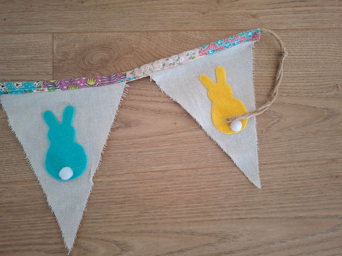 Guirlande fanions lapin - photo numéro 5