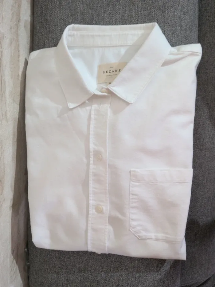 Chemise femme blanche Sézane – Taille 38 – État impeccable - photo numéro 3