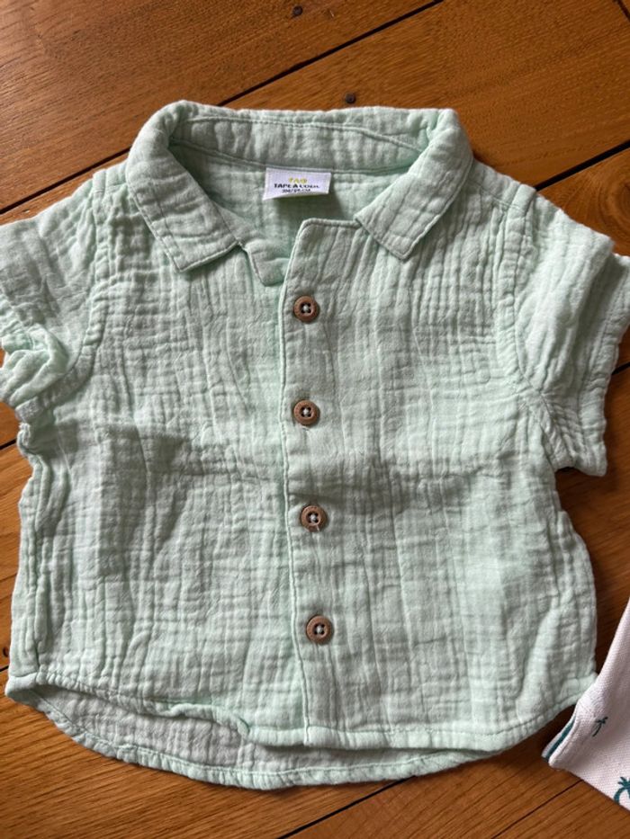 Chemise garçon taille 3 mois neuf - photo numéro 3