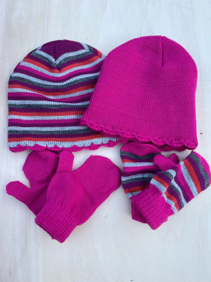 Lot gant bonnet 6/12 mois