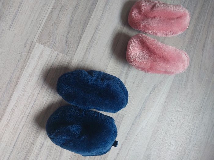 Lot 2 paires de chaussons 0-6mois - photo numéro 3