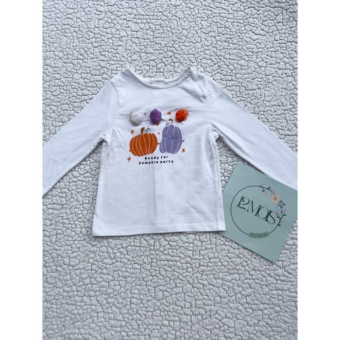 Tee-shirt blanc imprimé Halloween taille 12 mois Kiabi