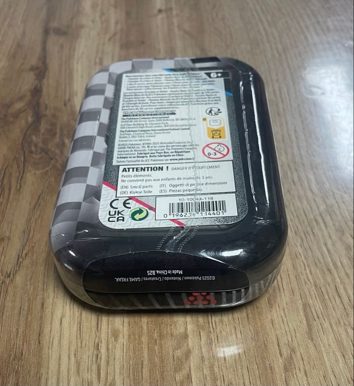 Pokémon mini tins Unys mamanbo et coupenotte  écarlate et violet flamme blanche et foudre noir Ev10.5 - photo numéro 4