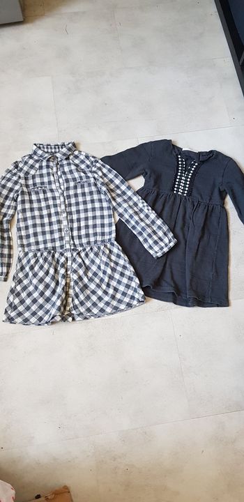 Lot 2 robes zara 5/6 ans