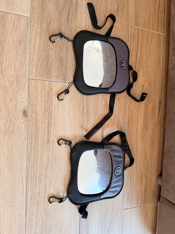 Lot 2 miroirs bébé pour voiture 