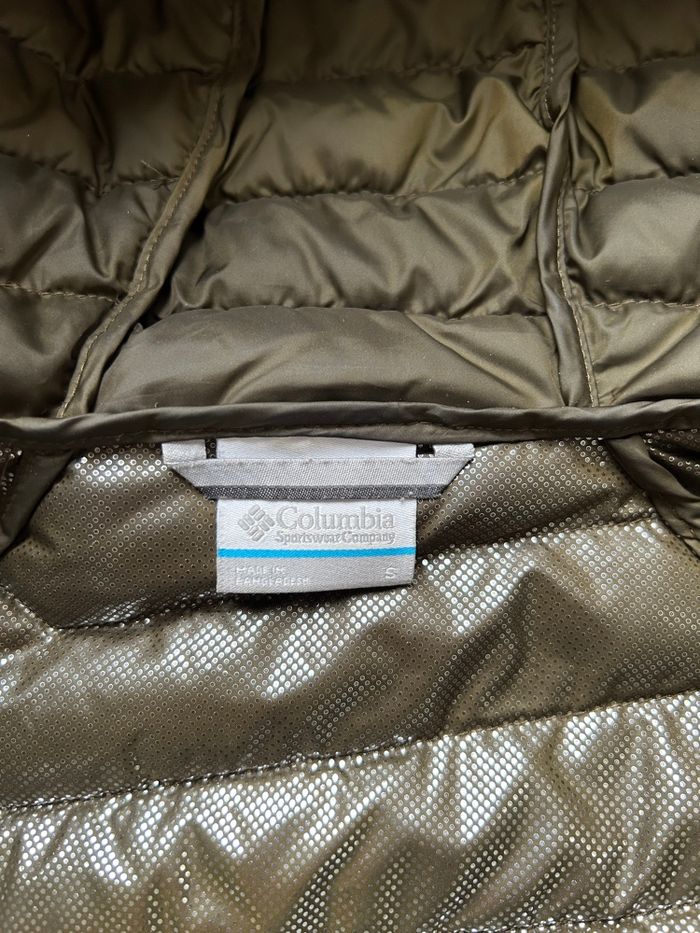 Doudoune femme kaki Mi-Longue à Capuche Powder Lite Columbia - photo numéro 7