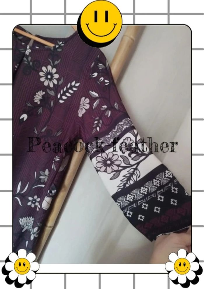 Robe droite bordeaux cem TU - photo numéro 3
