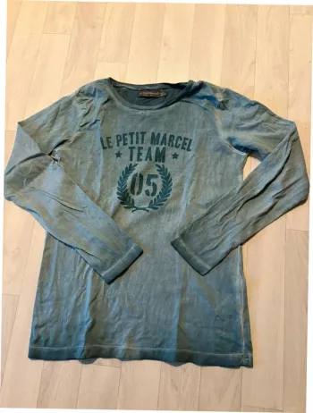 T-shirt le petit marcel vert 12 ans manches longues très bon état