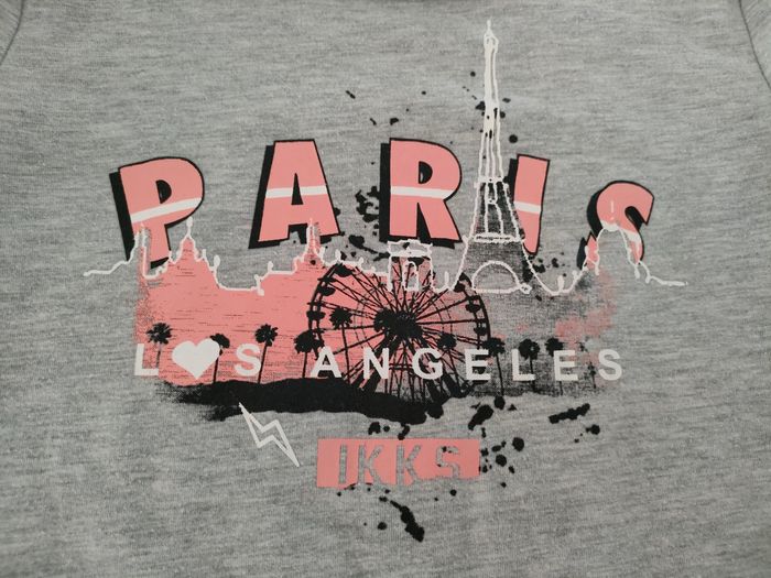 Tee-shirt manches courtes avec motifs fille 6 ans TBE Ikks - photo numéro 2