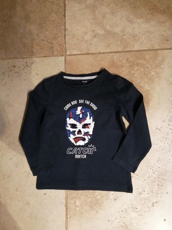 T shirt manches longues garçon en 4 ans