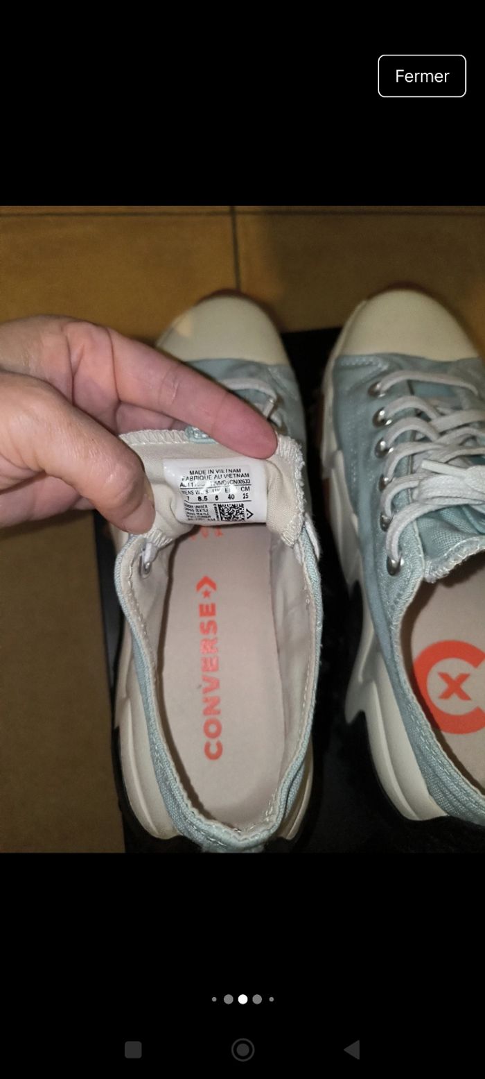 Converse bleu ciel - photo numéro 6