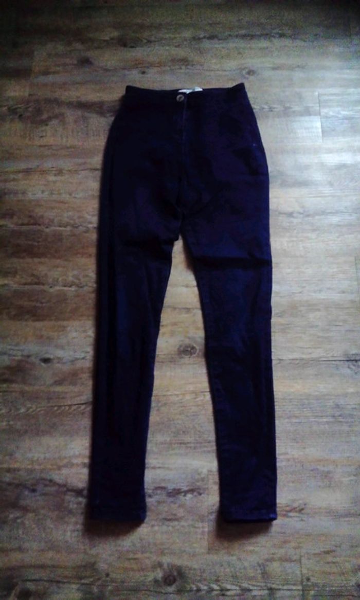 Jean slim taille haute