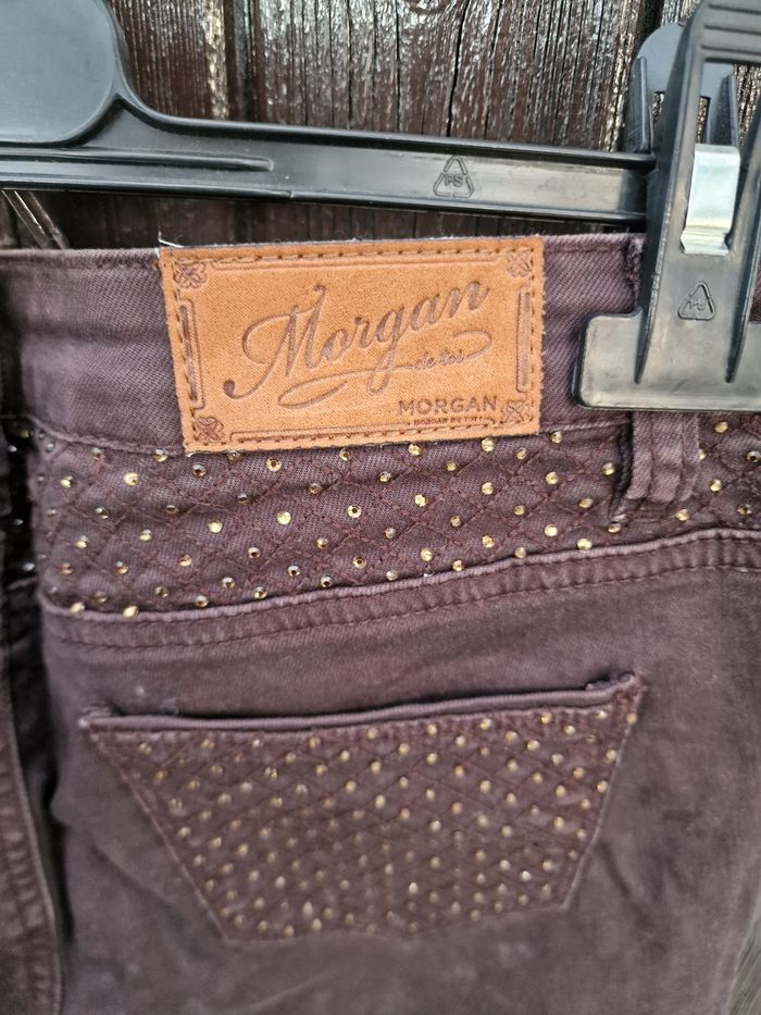 Jean Morgan marron taille 36 - photo numéro 4