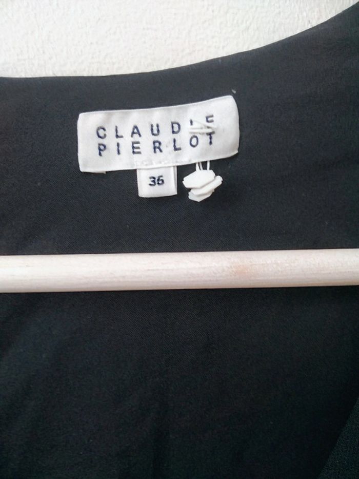 Jolie robe bleu marine Claudie Pierlot taille 36 - photo numéro 2