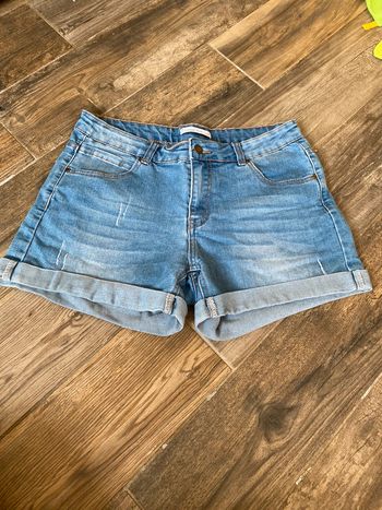 Short court en jean