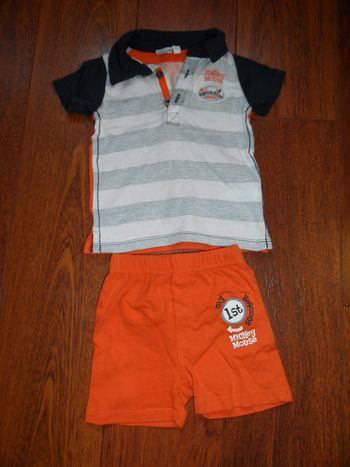 Ensemble 2 pièces Garçon Mickey Disney t. 6-9 mois
