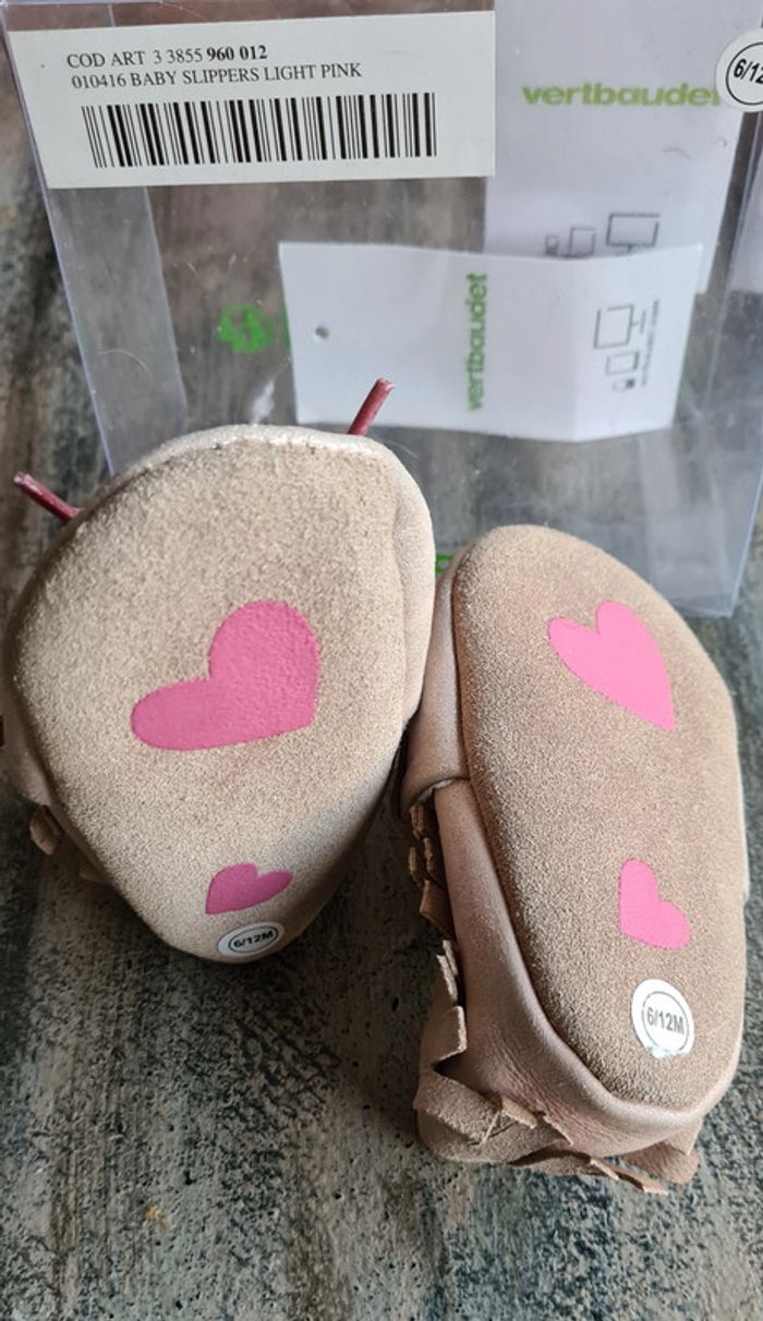 Chaussons/ chaussures bébé t6.12mois Vertbaudet - photo numéro 3