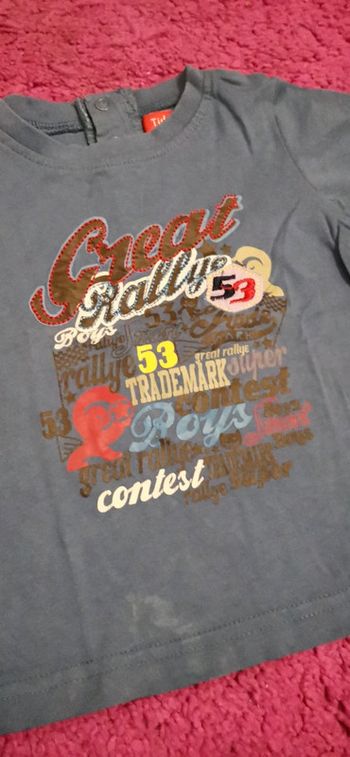 Tee shirt garçon taille 18 mois