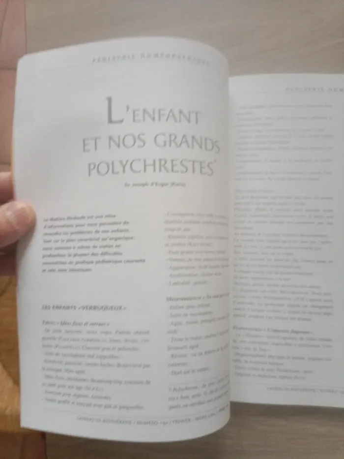 Cahier de biothérapie Pédiatrie homéopathique - photo numéro 7