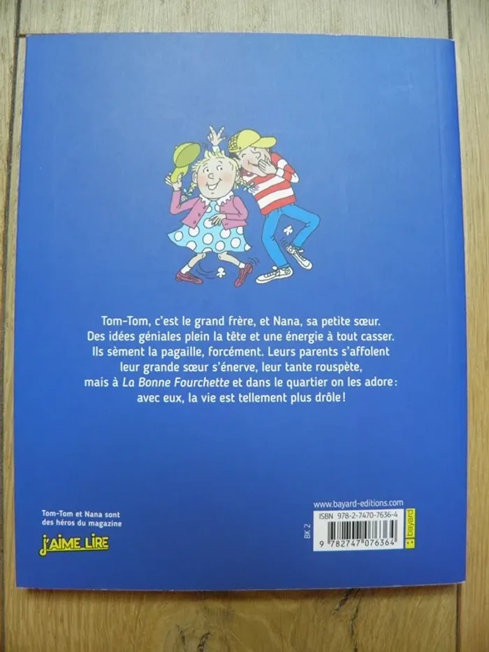 Roman Tom-Tom et Nana, Tome 03: Tom-Tom et le roi de la tambouille (Xavier Seguin) NEUF - photo numéro 2