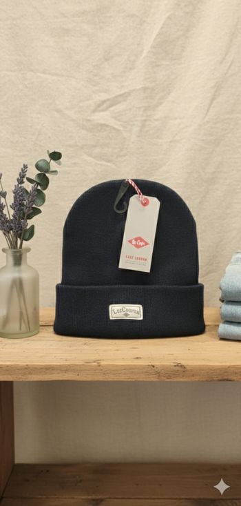 Bonnet Lee Cooper Marine neuf