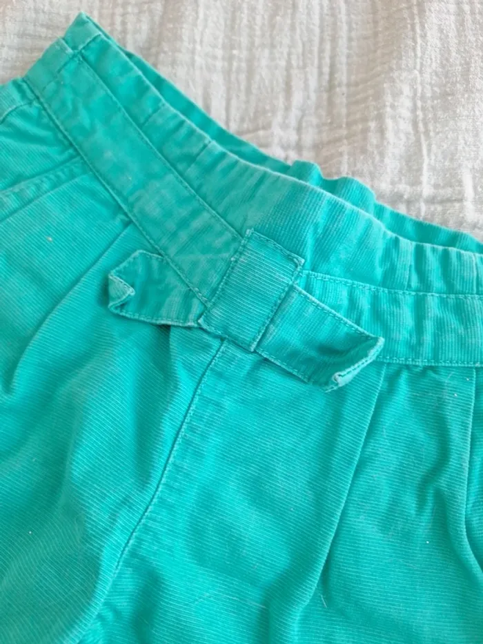 Joli short vert okaidi - photo numéro 2