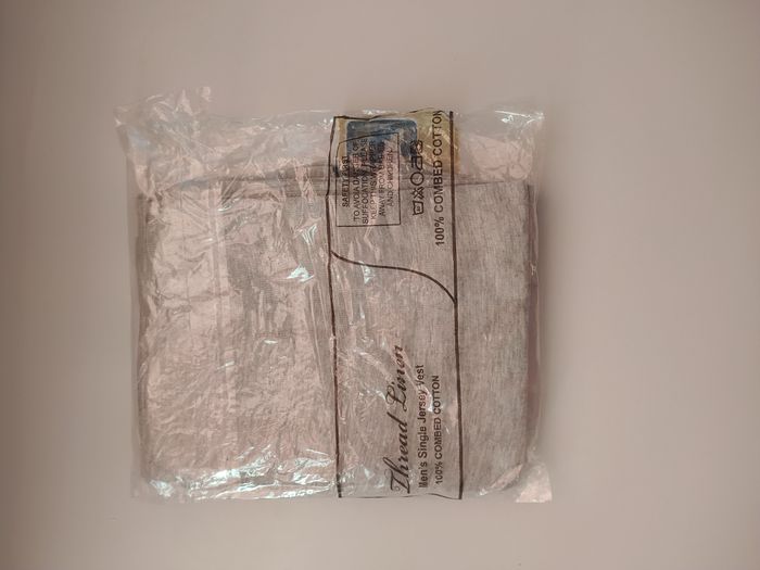 Lot de 3 débardeurs (sous-pull) gris neuf pour hommes en coton - photo numéro 6