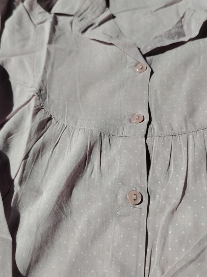 Lot d'une chemise et d'un gilet fille 10 ans CFK/TEX - photo numéro 6