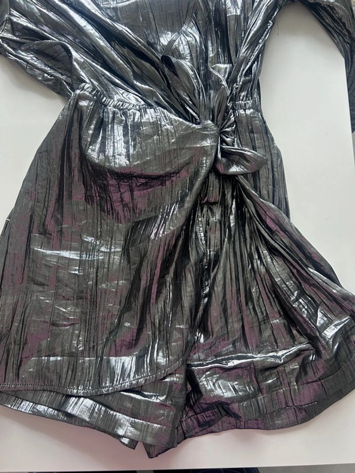 Combi-short argentée H&M taille M/38 - photo numéro 4