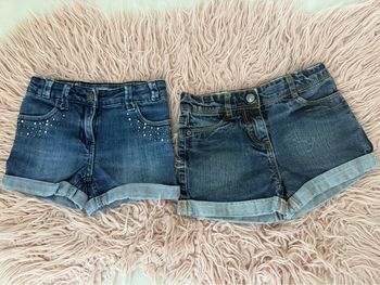 Lot 2 shorts en jean