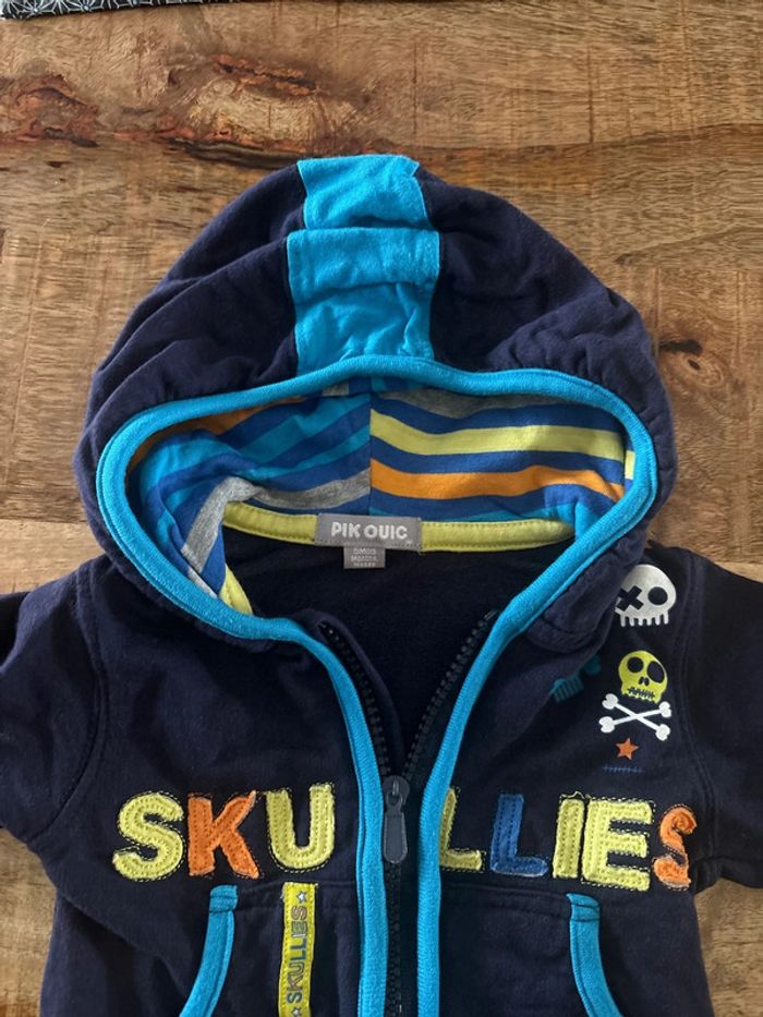 Gilet zipé 6 mois - photo numéro 3