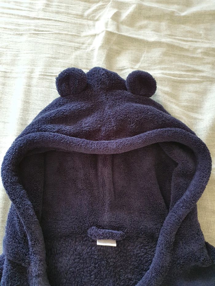 Robe de chambre bleu marine 3 ans - photo numéro 2