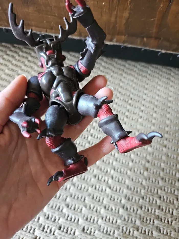 Figurine scarabée eventreur power rangers vintage - photo numéro 3