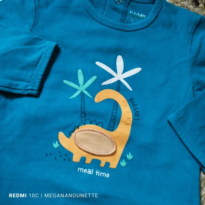 🦖💙 Pyjama grenouillère léger – Kiabi – Thème dinosaure – 12 mois / 74 cm – Très bon état - photo numéro 4