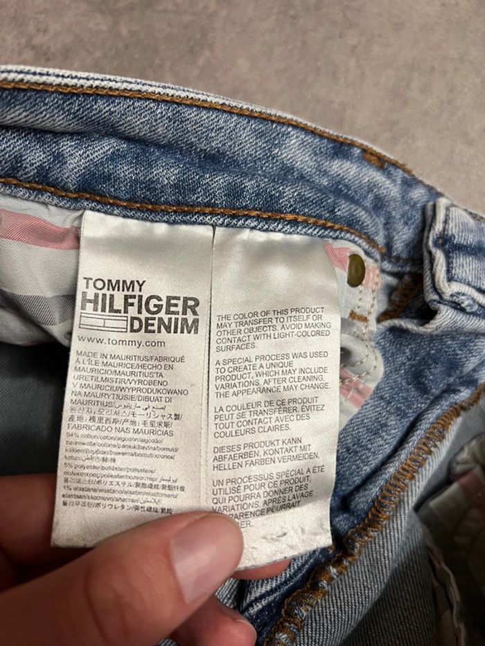 Jean femme Tommy Hilfiger mid rise slim W26 L30 - photo numéro 8
