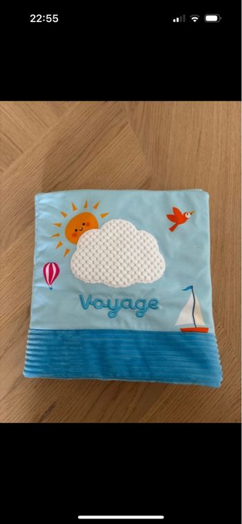 Livre en tissu bébé sensoriel et découverte neuf