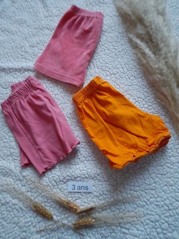 3 short 3 ans
