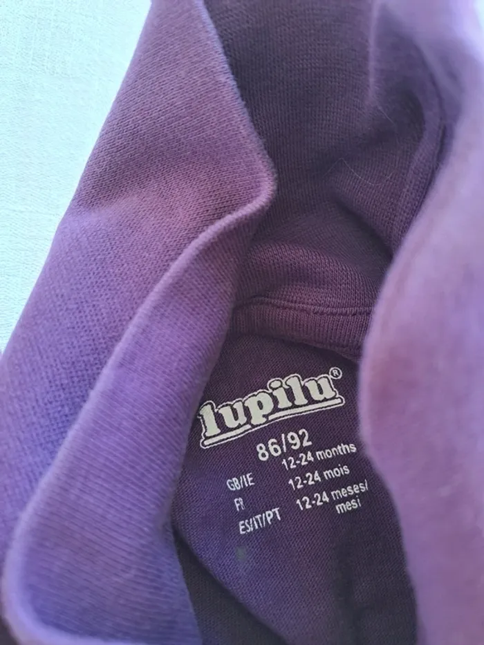 Lot de 2 sous pull 86/92 cms - photo numéro 4